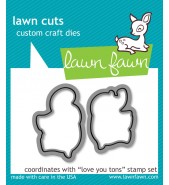 Lawn Fawn Love You Tons die set